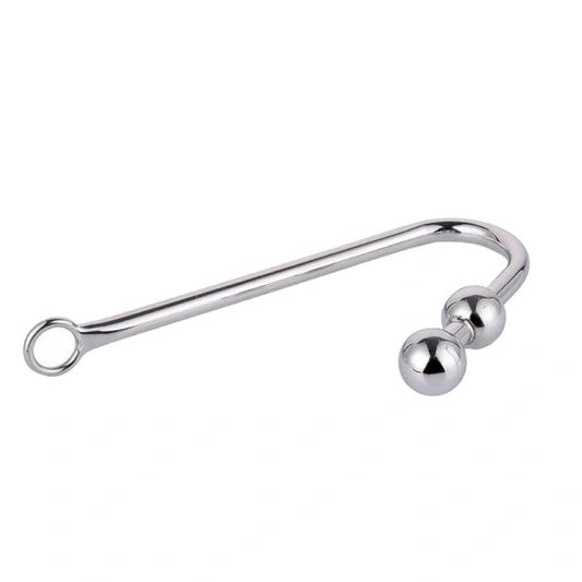 Anal Hooks Pleasurable 4417 Hook Balls Two Steel Anal Stainless 0808